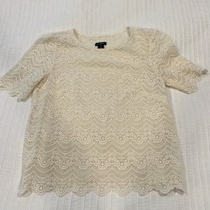 JCrew Lace Top